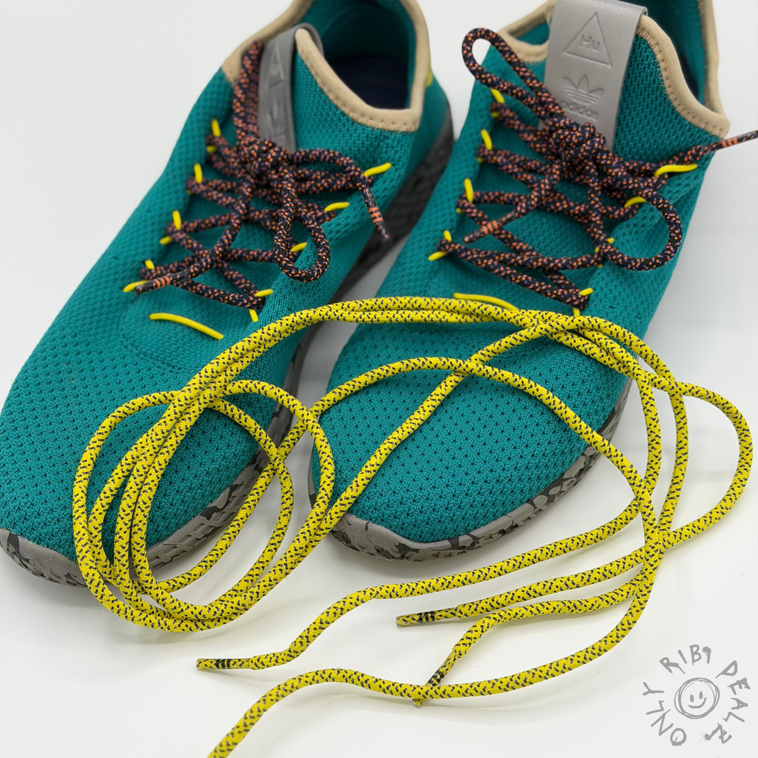 adidas x Pharrell Williams Tennis HU – Teal / Yellow (40 2/3)