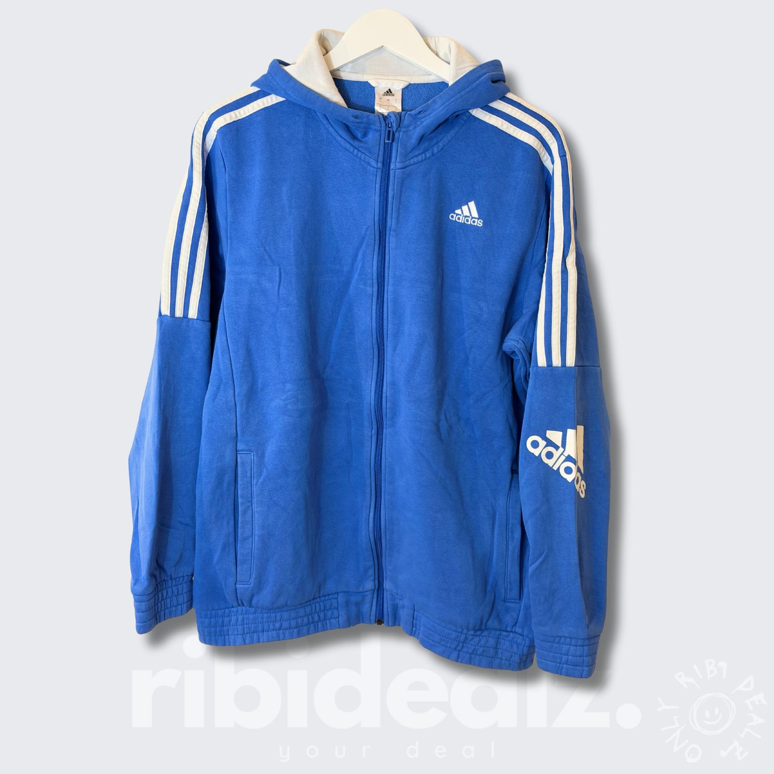 Adidas Hoodie Zipper – Unisex - Größe L