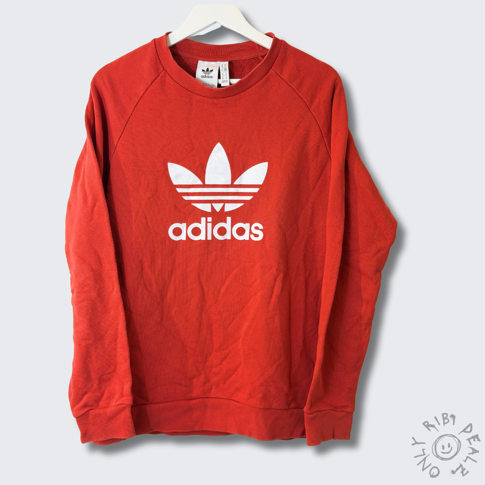 Adidas Unisex Pullover – Rot – Größe M