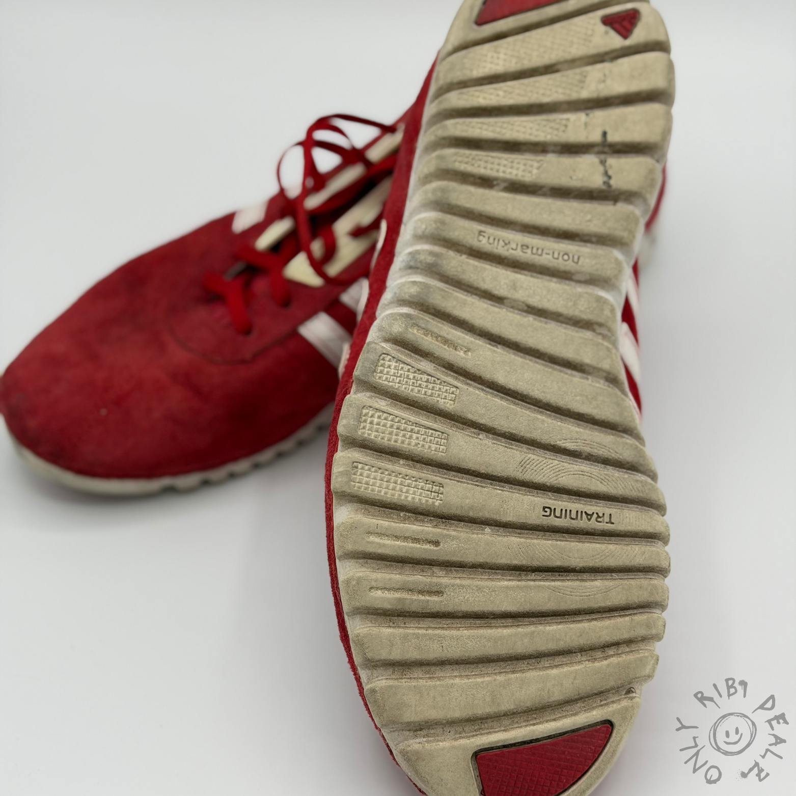 Adidas Unisex Sneaker – Rot/Weiß – Größe 40 2/3