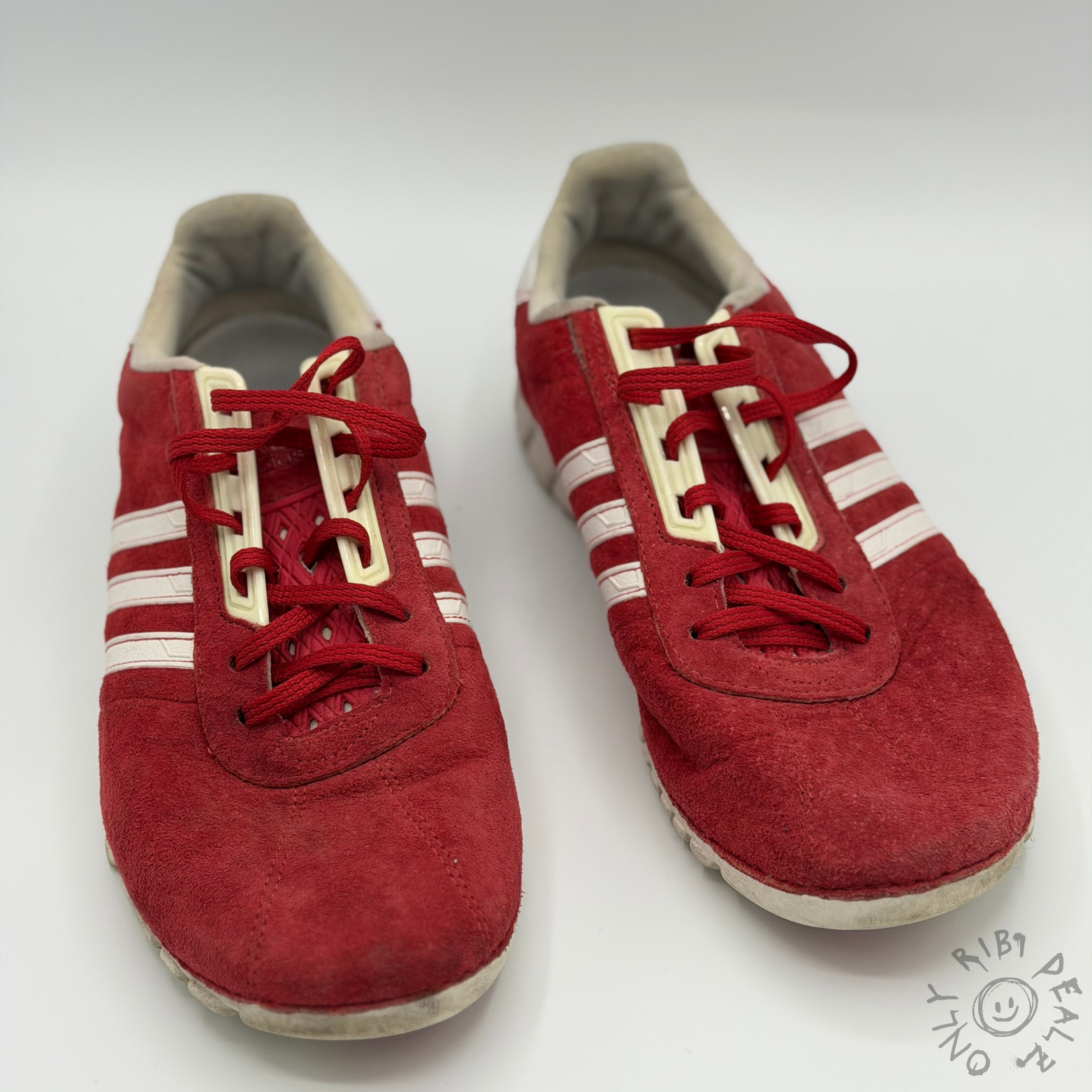 Adidas Unisex Sneaker – Rot/Weiß – Größe 40 2/3