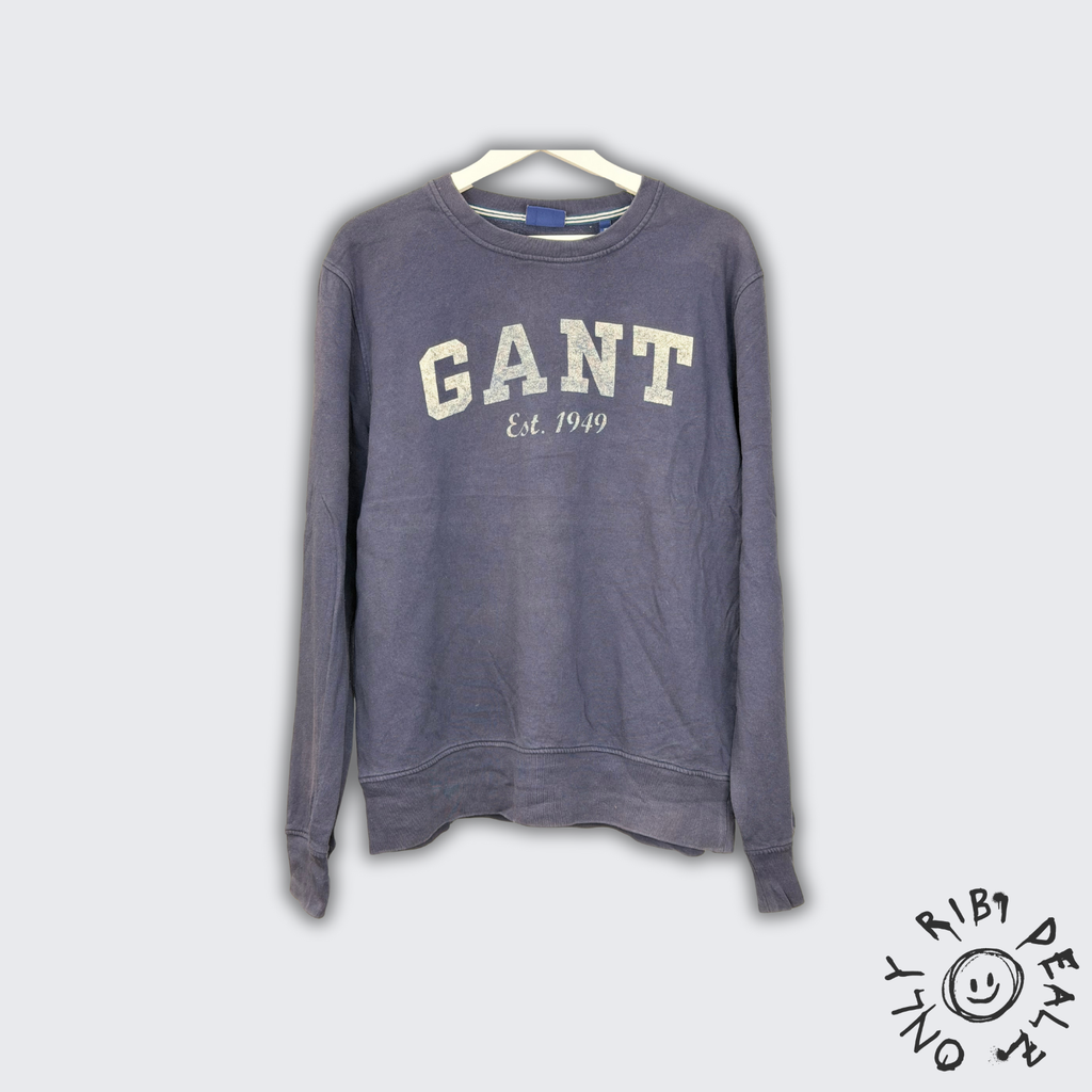 GANT Vintage Sweatshirt – Navy Blue (XL)