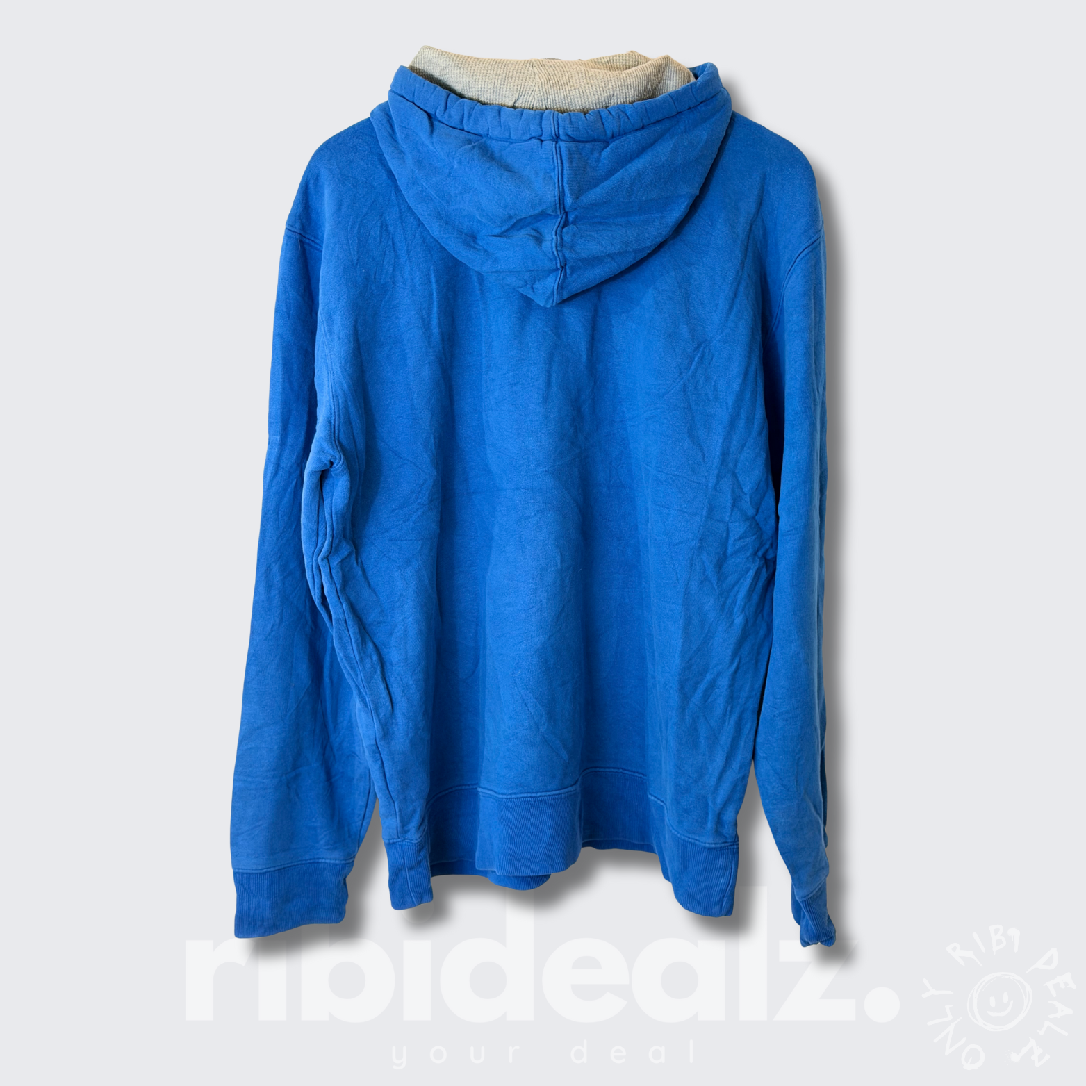 GAP Hoodie Unisex Blau – Logo Print – Größe L