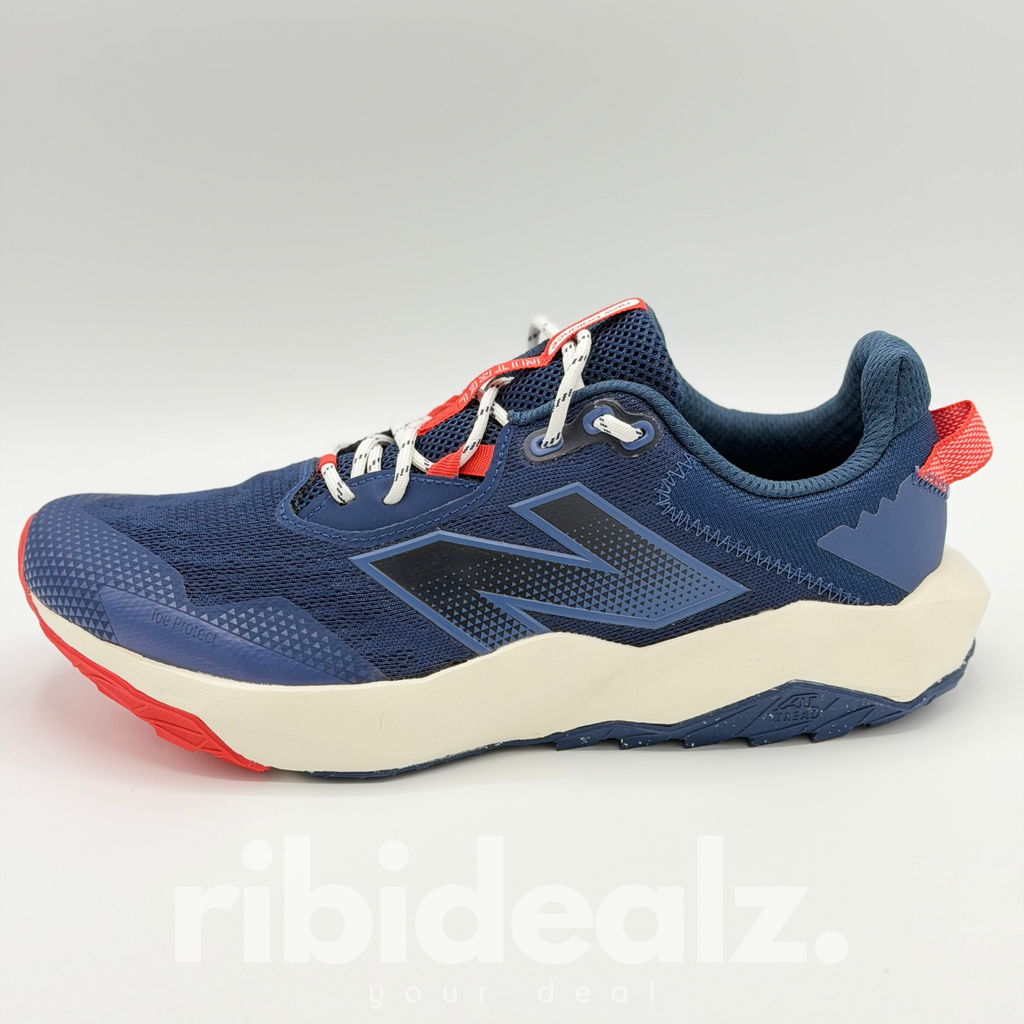 New Balance DynaSoft Nitrel v6 Trailrunning Schuhe Herren – Blau/Rot – Neu