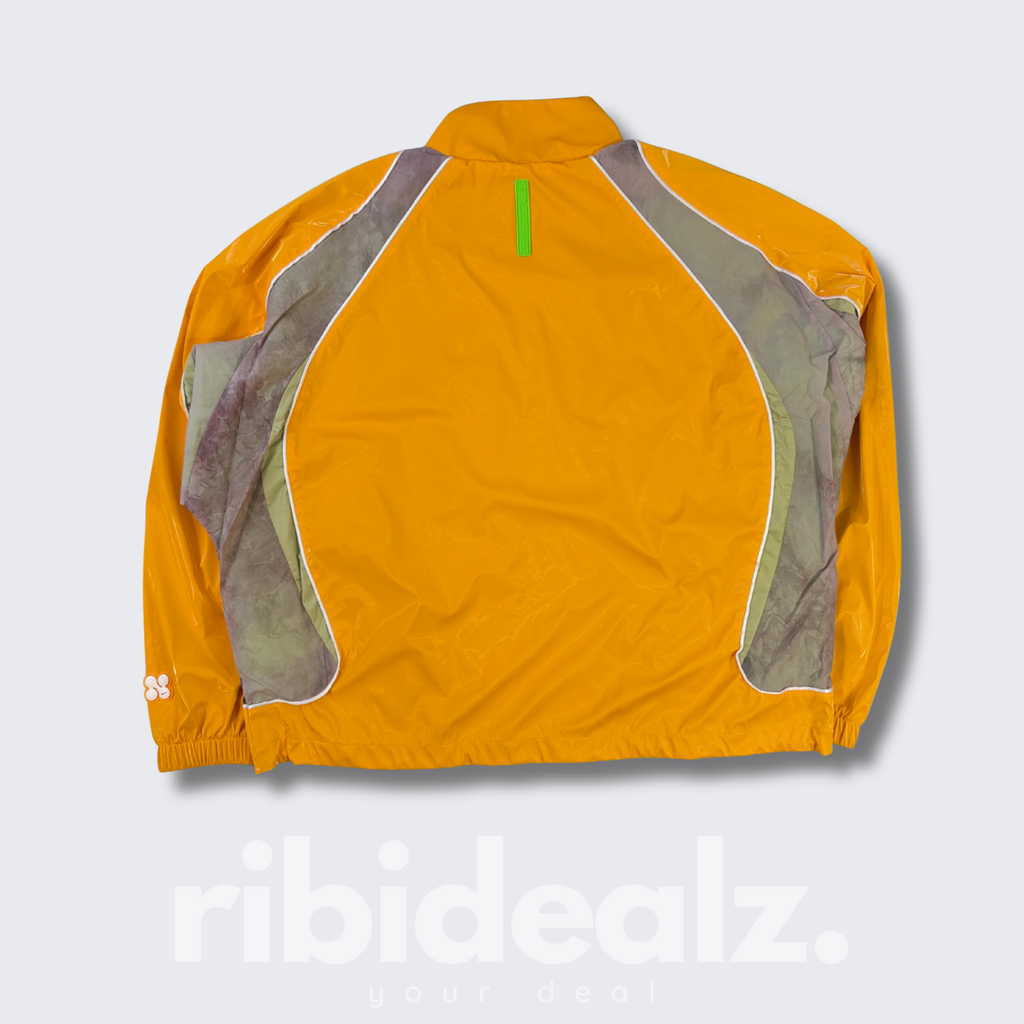 Nike Oversized Fit Trainingsjacke Orange – Glanzfinish – Unisex – Neu