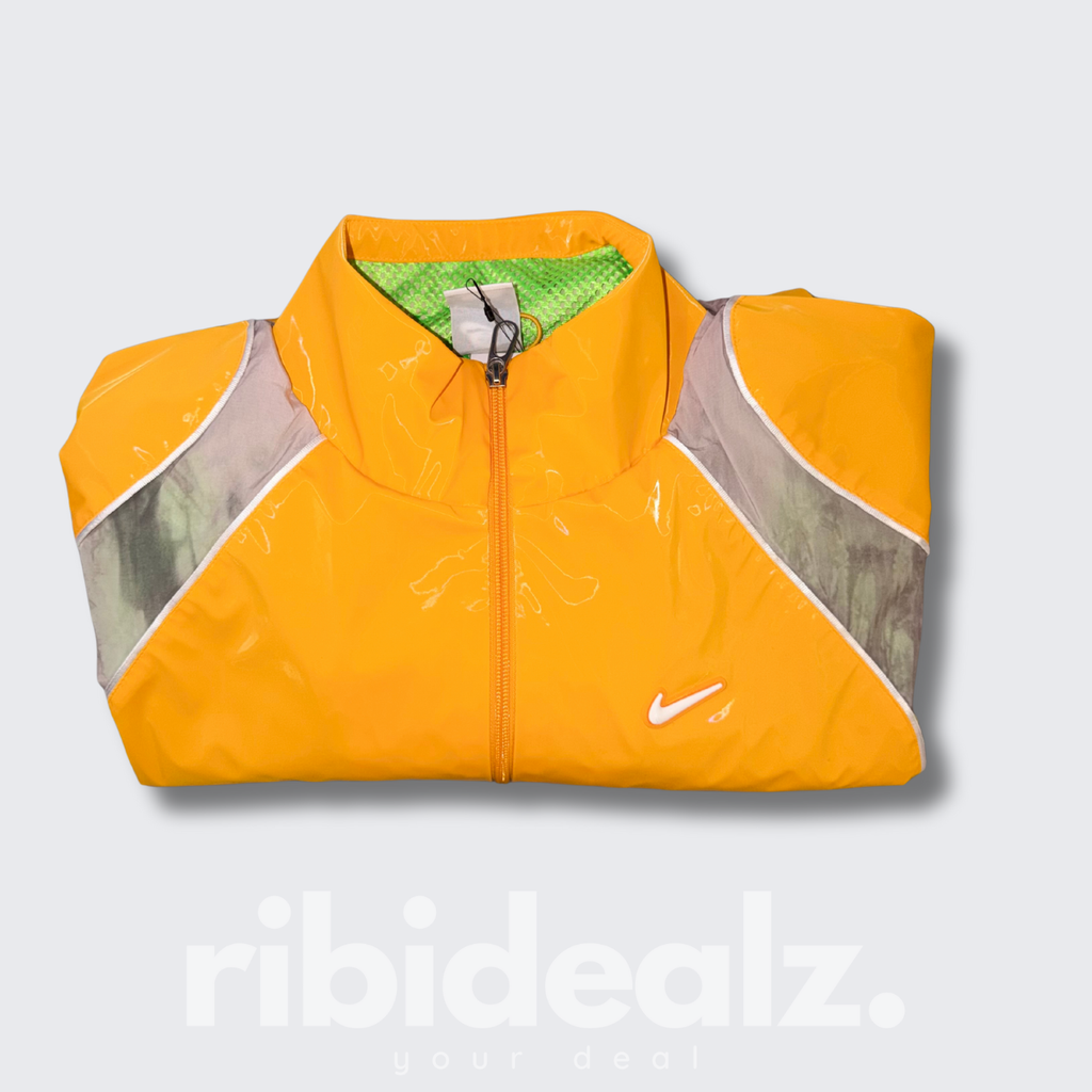 Nike Oversized Fit Trainingsjacke Orange – Glanzfinish – Unisex – Neu