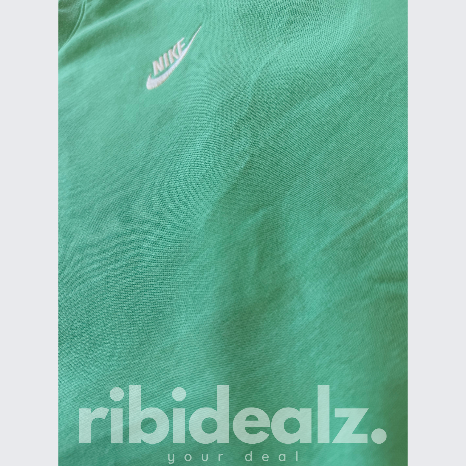 Nike Sweatshirt Unisex Türkis Basic Logo - Größe M