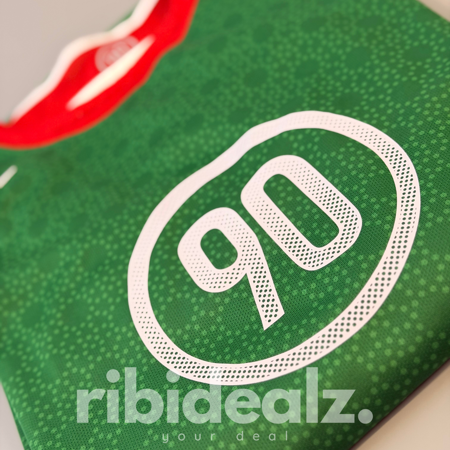 Nike Total 90 Fußball Trikot Grün Rot Weiß – Dri-Fit – Größe M – Neu