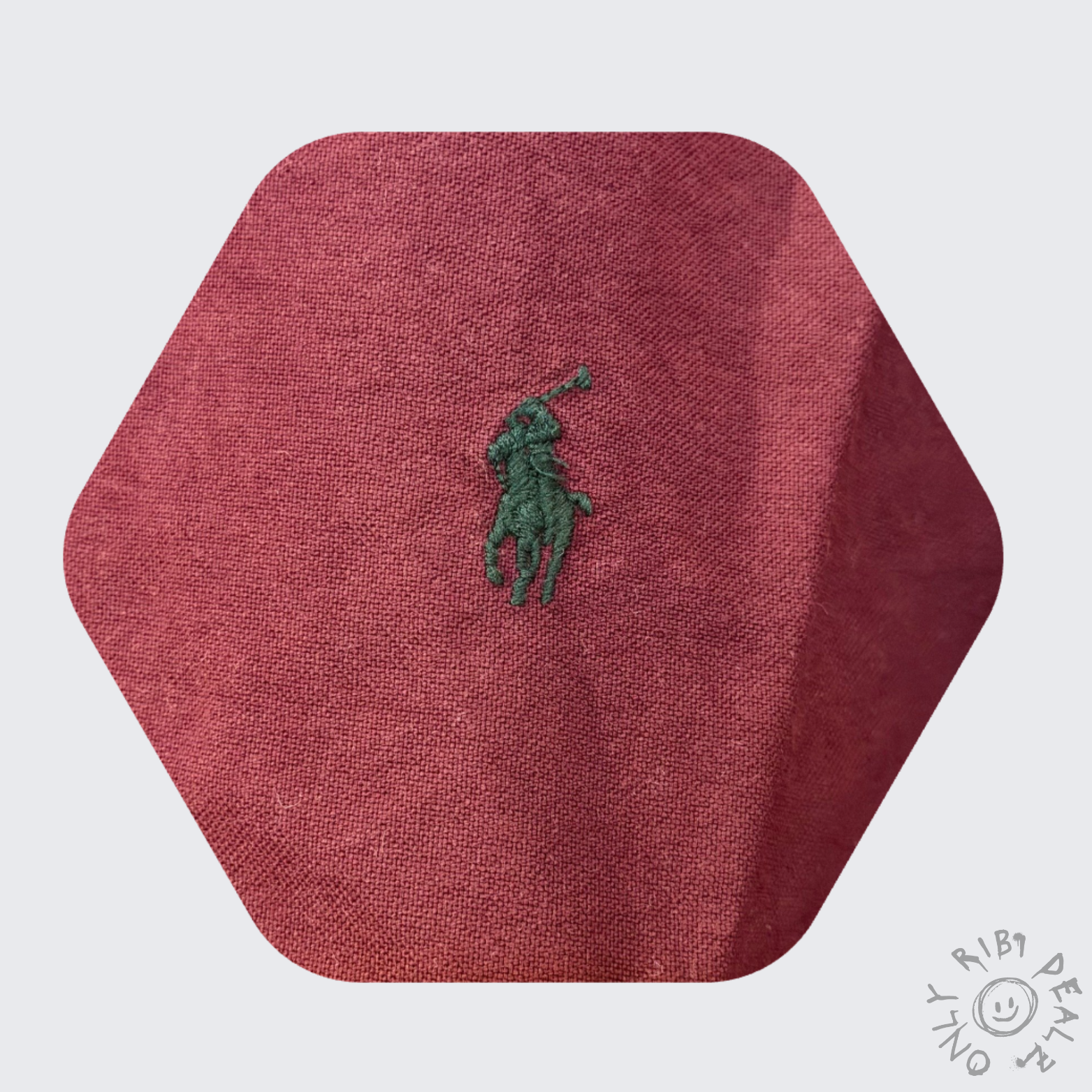 Ralph Lauren Hemd XL – Dunkelrot, Langarm, Button-Down, Classic Fit