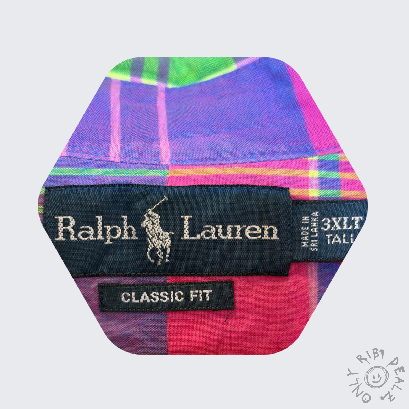 Polo Ralph Lauren Hemd – Kariert, Langarm, Classic Fit (3XLT / XXXL Tall)