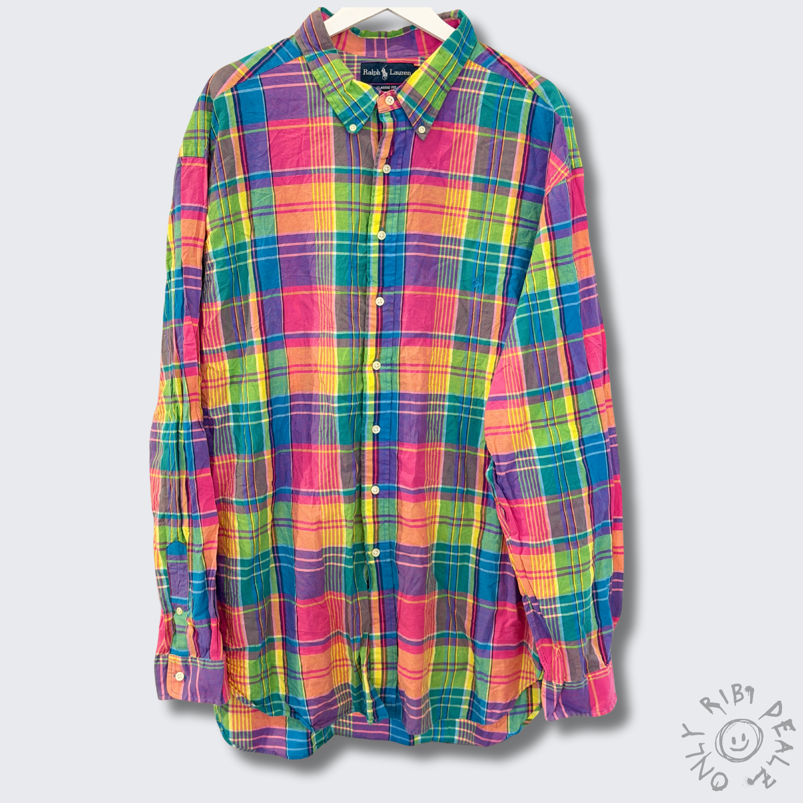 Polo Ralph Lauren Hemd – Kariert, Langarm, Classic Fit (3XLT / XXXL Tall)