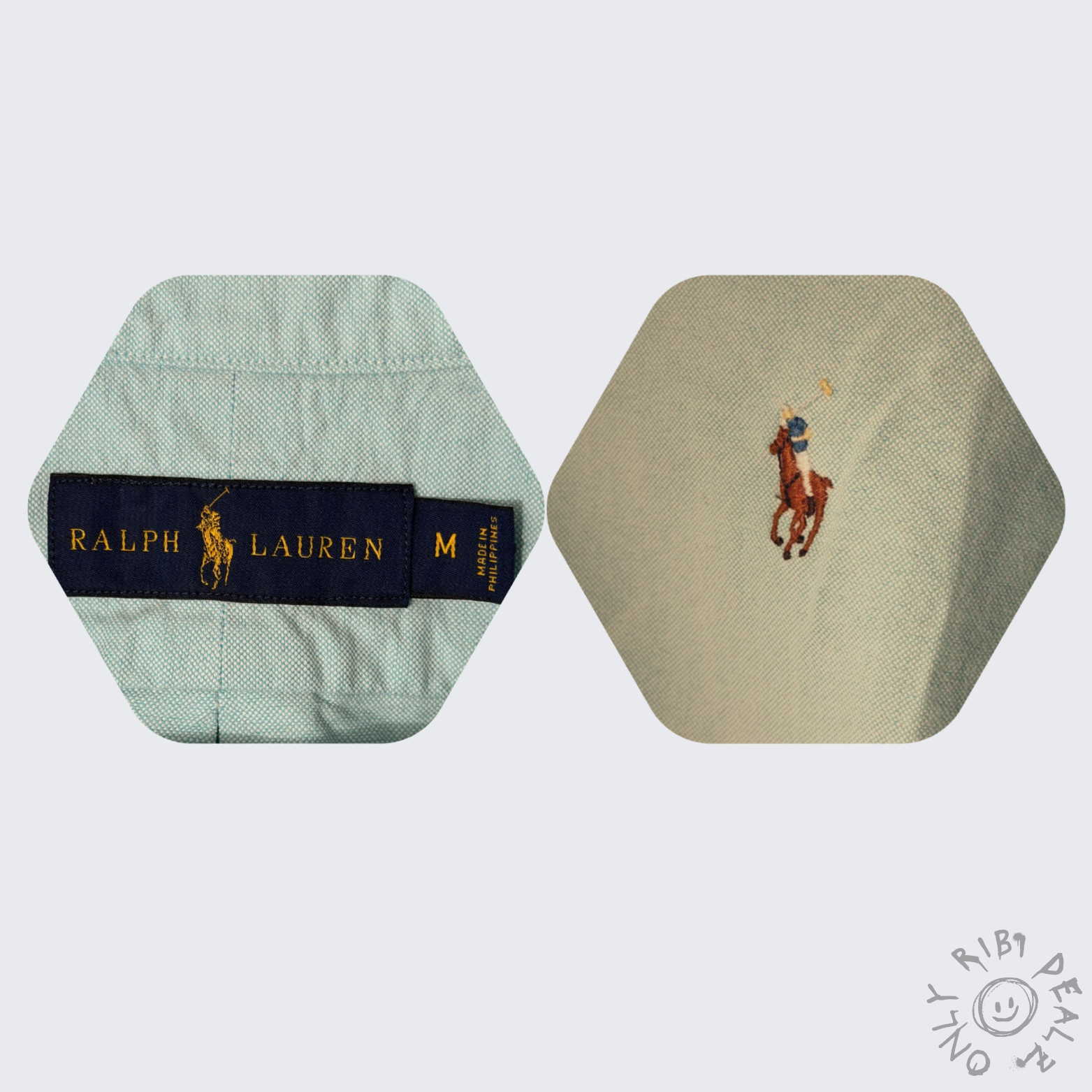 Polo Ralph Lauren Hemd Herren Langarm türkis – Größe M