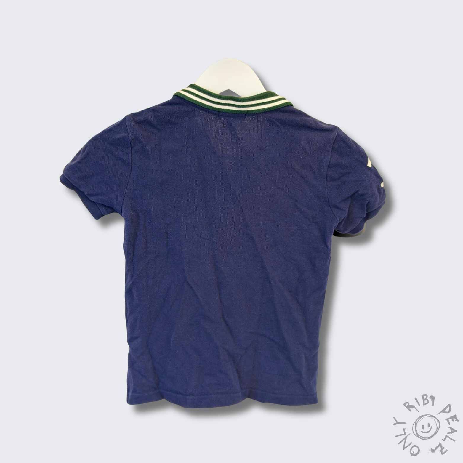 Ralph Lauren Kinder Polo Shirt – Blau Gelb – Logo Stickerei – Größe 6