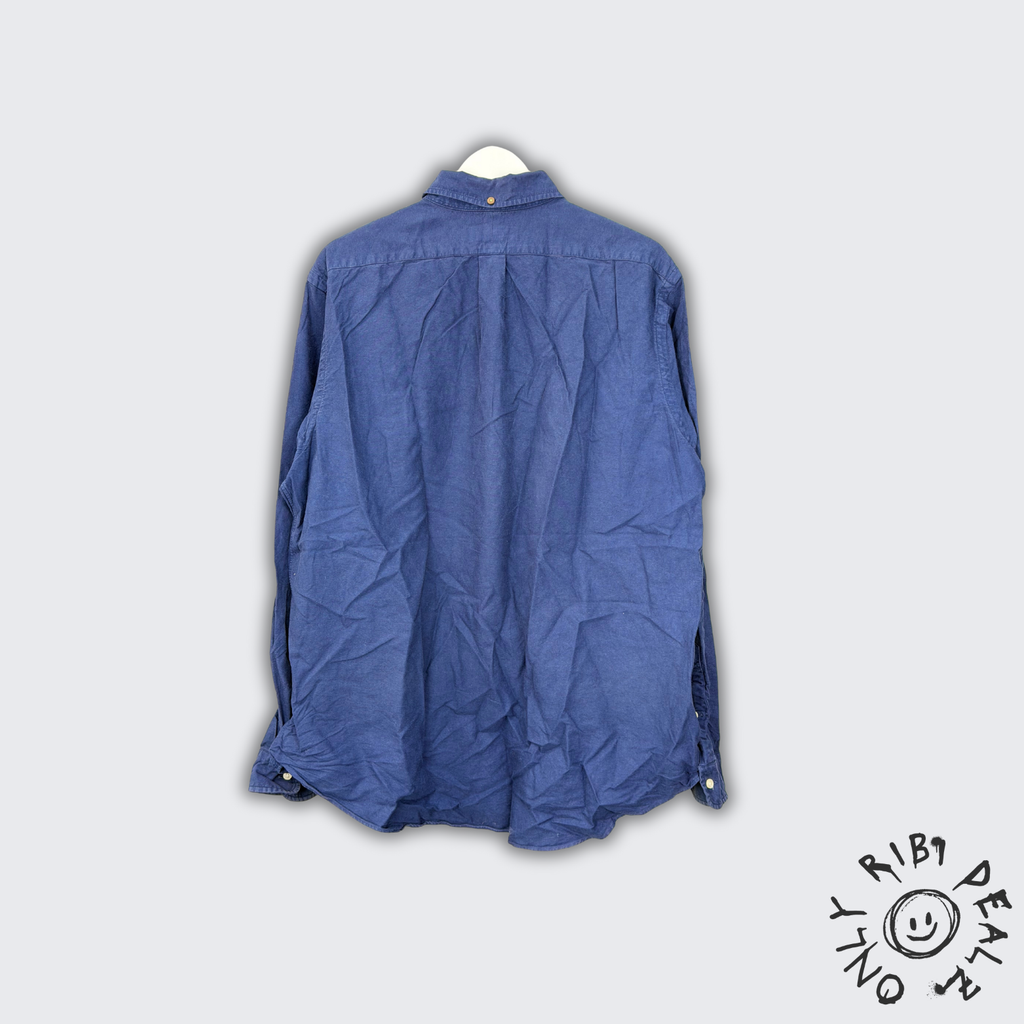 Ralph Lauren Vintage Oxford Shirt – Navy Blue ( XL )