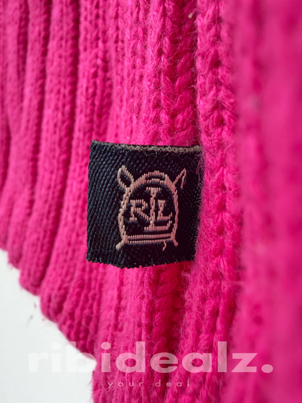 Lauren Ralph Lauren Rippstrick Pullover S Pink – Baumwolle