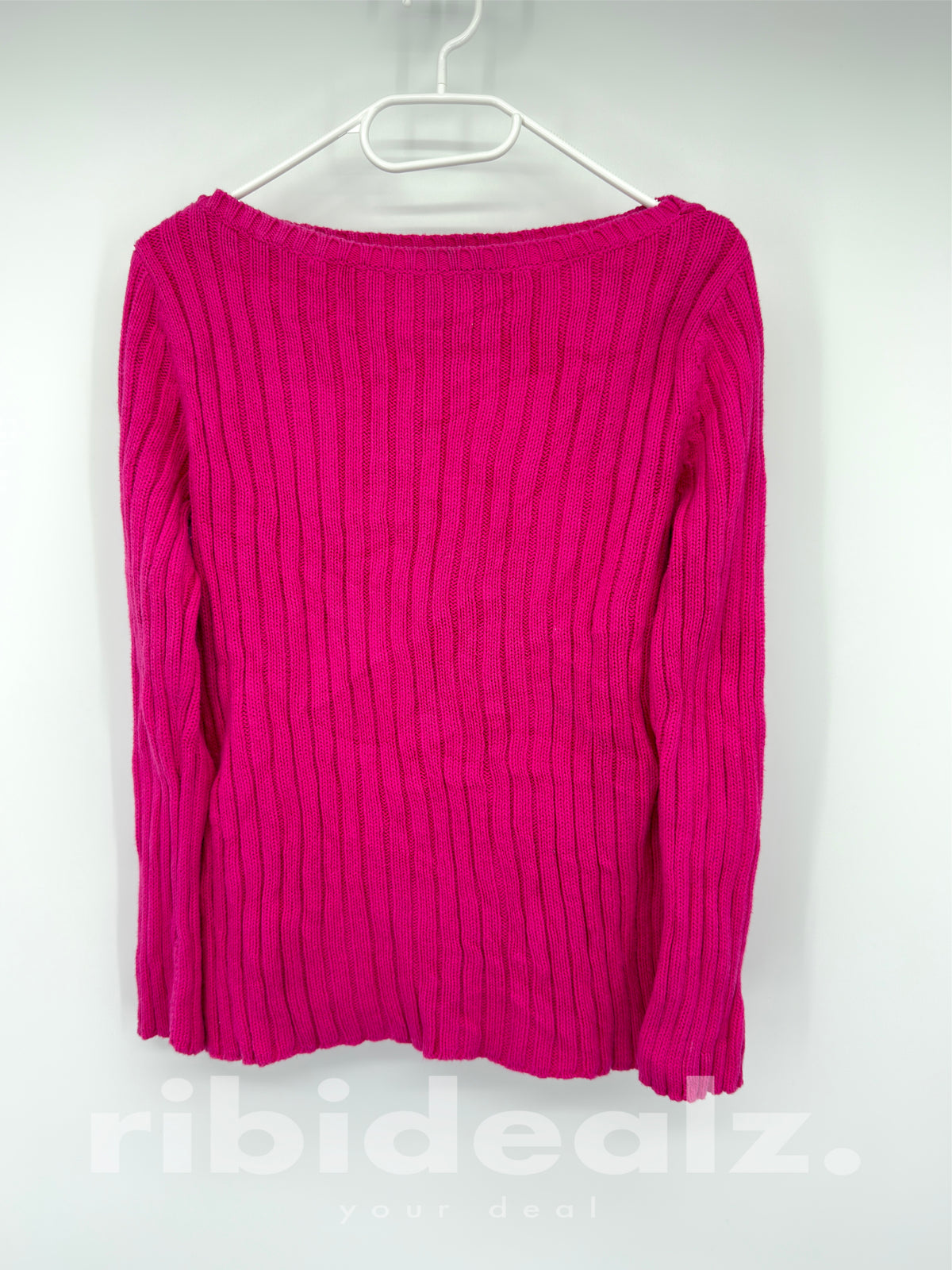 Lauren Ralph Lauren Rippstrick Pullover S Pink – Baumwolle