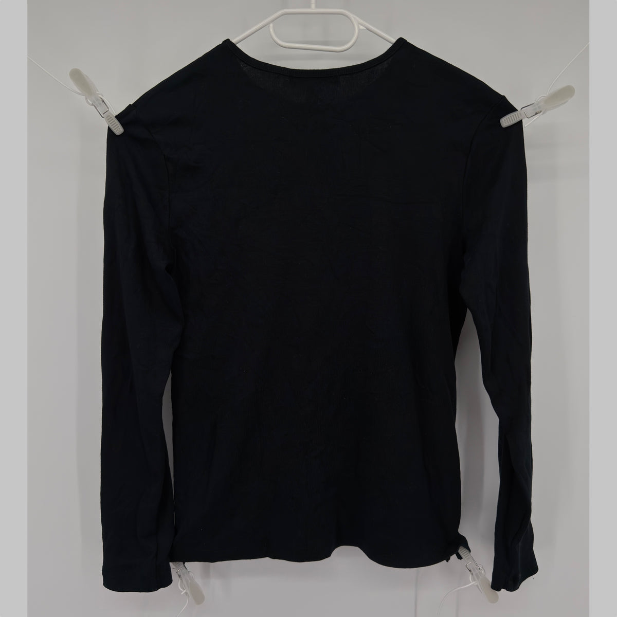 Lauren Ralph Lauren Langarmshirt M Schwarz – 100 % Baumwolle
