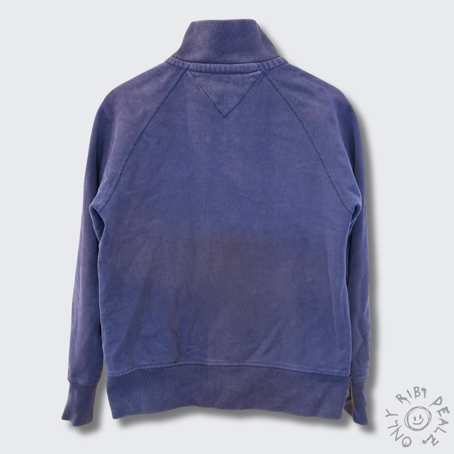 Tommy Hilfiger Denim Sweatjacke Blau „1985“ Stick – Herren S