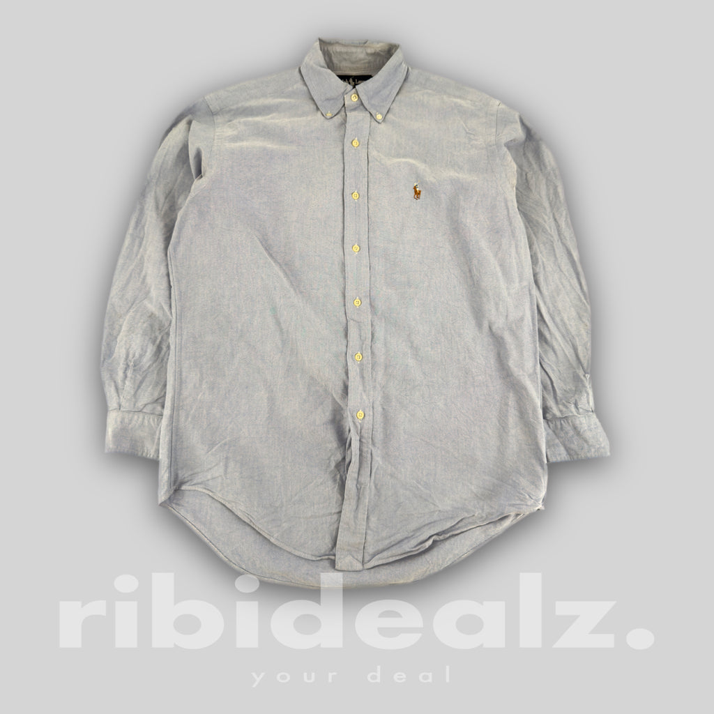 Polo Ralph Lauren Oxford Hemd Herren Hellblau Yarmouth L Button Down