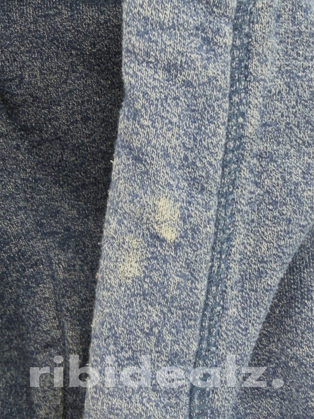 Superdry Vintage Zip Hoodie Blau Meliert Herren Größe S Kapuzenjacke
